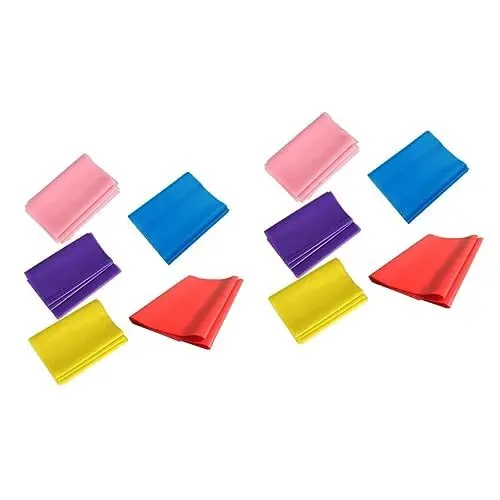 Produktbild: BESPORTBLE Sportausrüstung 10 Stk Übungsband Hüftgummiband Fitness Stretchband Trainingsgeräte