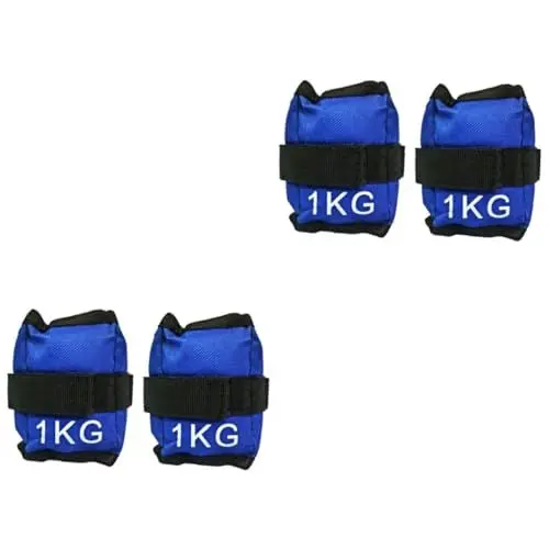 Produktbild: BESPORTBLE Sportausrüstung 4 Stück Trainingsgeräte 1 Kg Gewichtsmanschetten Trainingsgewichte Sport Laufendes Knöchelgewicht