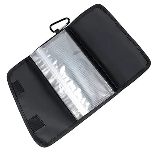 Produktbild: BESPORTBLE Tasche für Angelköder tragbarer Köder-Organizer Angelzubehör Taschen für Angelköder faltbar köderbox köder box Angelköderträger Multifunktions-Angeltasche Aluminiumlegierung