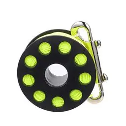 Produktbild: BESPORTBLE Finger Reel Tauchen: Tauchen Linie Spool Scuba Tauchen Finger Spool Gelb Tauchen Guide Linie Spool Reel mit Clip Outdoor Wasser Tauchen Lieferungen