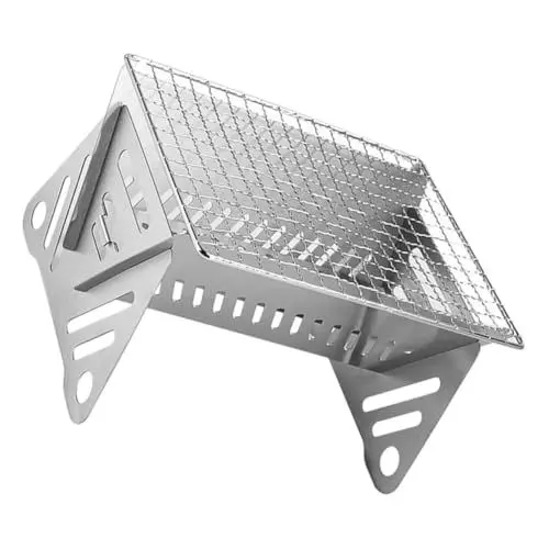 Produktbild: BESPORTBLE Tragbarer Grill Klappbarer Camping Grill für Bbq Aktivitäten Leicht und Langlebig für Outdoor Wandern und Faltbarer Grill für Camping und Picknick