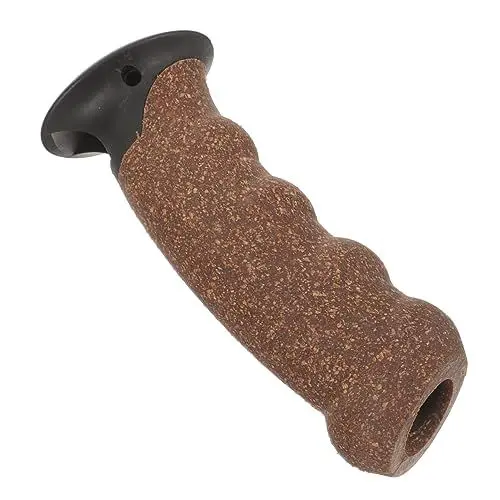 Produktbild: BESPORTBLE Trekkingstock-Kork-Trekkingstock-Griffzubehör 16 Rohre 18 Rohre 20 Rohre 22 Rohre gerader Griff (gelb) Gehstockkopf Wanderstockadapter skizubehör Reisezubehör Stabiler Stielgriff