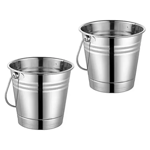 Produktbild: Weinkühler 2Pcs EIS Eimer 3L Wein Flasche Kühler mit Griff Partei Wein Flasche Chiller Getränke Einfrieren Container Getränkekühler Garten Flaschenkühler