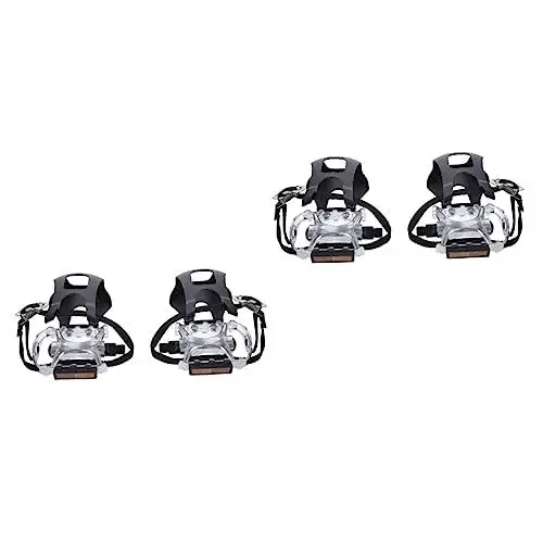 Produktbild: BESPORTBLE Zubehör 2 Paar Pedale Fitnessgeräte Ottomane Clip-Clips Fahrrad Leise Fahrräder Dynamisch Schwenkbar Für Den Innenbereich Aluminium-Fahrräder Cardio Festes Anti-Rutsch-Lager