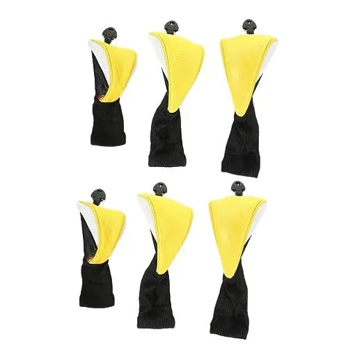 Produktbild: BESPORTBLE 2sets Golf Putter Abdeckungen Headcover Für Golf Clubs Abdeckung Verdickung Material 3 Stücke * 2