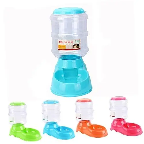 Produktbild: BESPORTBLE Automatischer Wasser- Und Futterspender Für Haustiere 3 5 L Spender Für Katzen Hunde Welpen Sicher Einfach Zu Bedienen
