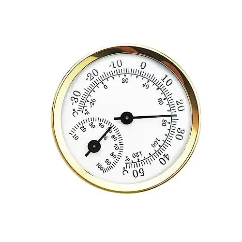 Produktbild: BESPORTBLE Analoger Hygrothermograph Bereich 30 °c Bis 50 °c Mini-hygrometer Für Kühlschränke Kühler Tief
