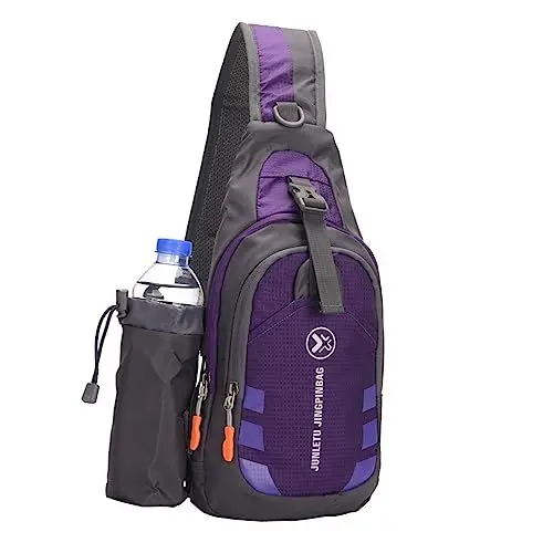 Produktbild: BESPORTBLE wanderrucksäcke freizeitrucksack fahrradrucksack Sport rucksäcke Campingrucksack rucksacksauger Kletterrucksack draussen Umhängetasche Gürteltasche Brusttasche Reisen Violett