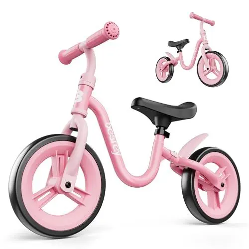 Produktbild: besrey Laufrad ab 1.5-4 Jahre, Lenkrad und Sattel höhenverstellbar, sanftere und sicherere Fahrt, Ultraleicht 2.3 kg, Trägt bis zu 50 kg, Geschenk Rad Kinderlaufrad Balance Fahrrad für Jungen Mädchen