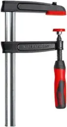 Produktbild: Bessey Temperguss-Schraubzwinge mit 2-Komponenten-Griff TPN60S12BE-2K Spann-Weite (max.):600 mm Ausladungs-Maße:120 mm