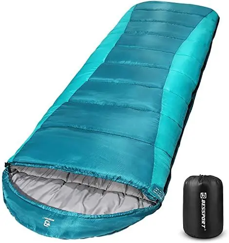 Produktbild: Bessport Schlafsack für Camping 3-4 Jahreszeiten 0 °C - 15°C | Winter Schlafsack Leichtgewichtig, Wasserdicht und Warm für Erwachsene,Rucksackreisen,Camping, Wandern und Reisen