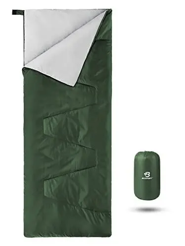Produktbild: Bessport Ultraleicht(900g) Schlafsack kleines packmaß sommerschlafsack für Camping Festival Outdoor und Indoor nutzbar (Grün)