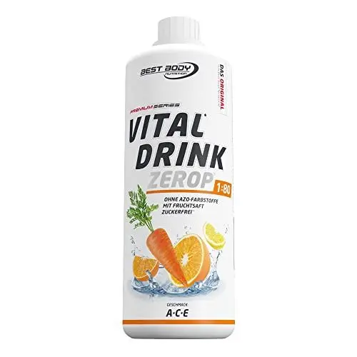 Produktbild: Best Body Nutrition Vital Drink ZEROP® - A-C-E, Original Getränkekonzentrat - Sirup - zuckerfrei, 1:80 ergibt 80 Liter Fertiggetränk, 1000 ml