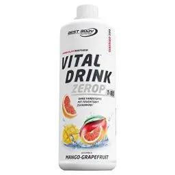 Produktbild: Best Body Nutrition Vital Drink ZEROP® - Mango Grapefruit, Original Getränkekonzentrat - Sirup - zuckerfrei, 1:80 ergibt 80 Liter Fertiggetränk, 1000 ml