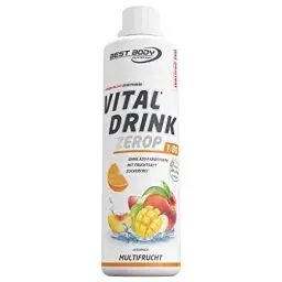 Produktbild: Best Body Nutrition Vital Drink ZEROP® - Multifrucht, Original Getränkekonzentrat - Sirup - zuckerfrei, 1:80 ergibt 40 Liter Fertiggetränk, 500 ml