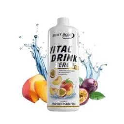 Produktbild: Best Body Nutrition Vital Drink ZEROP® - Pfirsich-Maracuja, Original Getränkekonzentrat - Sirup - zuckerfrei, 1:80 ergibt 80 Liter Fertiggetränk, 1000 ml