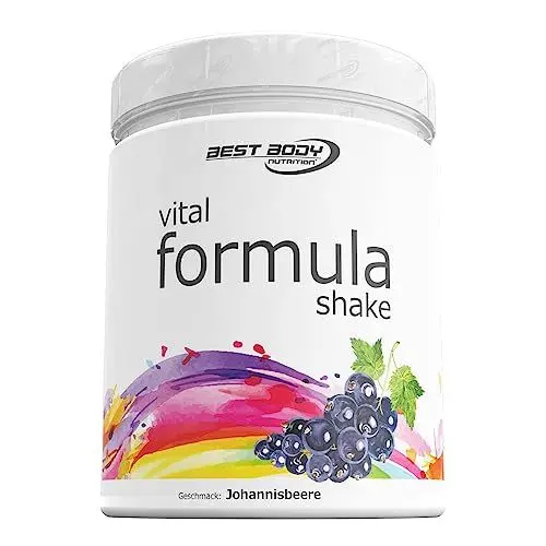 Produktbild: Best Body Nutrition Vital Formula Shake Johannisbeere, 500 g