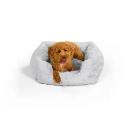 Produktbild: Best Friends by Sheri Soothe & Snooze Lounge Lux - Hundebett - Memory-Foam - rechteckig/waschbar - Grau - S 51 x 38 cm