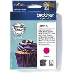 Produktbild: Brother Original Tintenpatrone LC-123M, magenta