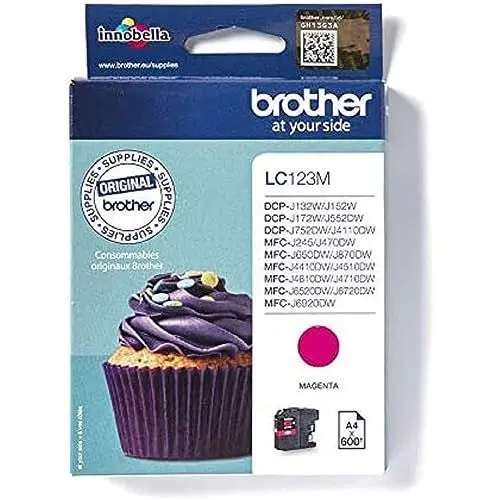 Produktbild: Brother Original Tintenpatrone LC-123M, magenta