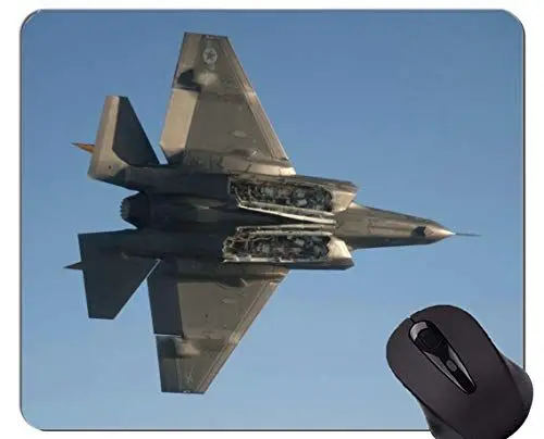 Produktbild: Beste Geschenkideen-Mausunterlage, rutschfeste Gummibasis Mousepad des Kämpfers F 35