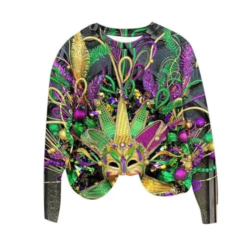 Produktbild: Bestellung Sonderangebote Sweatshirt Maedchen Ohne Kapuze Longsweatshirts Damen Ohne Kapuze Pullover Damen Xxxxl Weihnachts Langarmshirt Sweatjacke Damen Dick Oversize Shirt Damen Meine Bestellung
