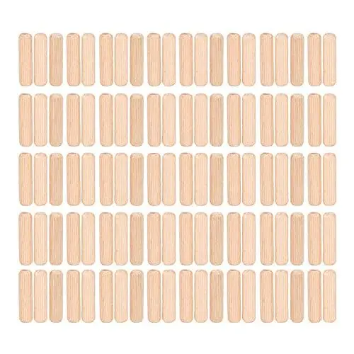 Produktbild: Bestgle Holzdübel-Set, Holzdübel für Bastelarbeiten und Holzarbeiten (8 mm x 30 mm)