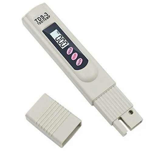 Produktbild: Bestgle digitaler tds wasserqualitätstest meter 3in1 tds messgerät tester und ec sowie temperatur meter hintergrundbeleuchtetem lcd für wasser pflanzen trinkwasser aquarien