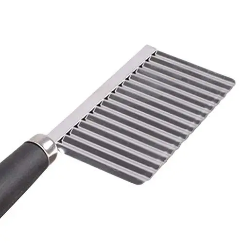 Produktbild: BESTONZON Wellenförmiges umrandetes Messer der Frucht und des Gemüses, Edelstahl-Küchen-Gerät-Kartoffel-Zerhacker-Messer