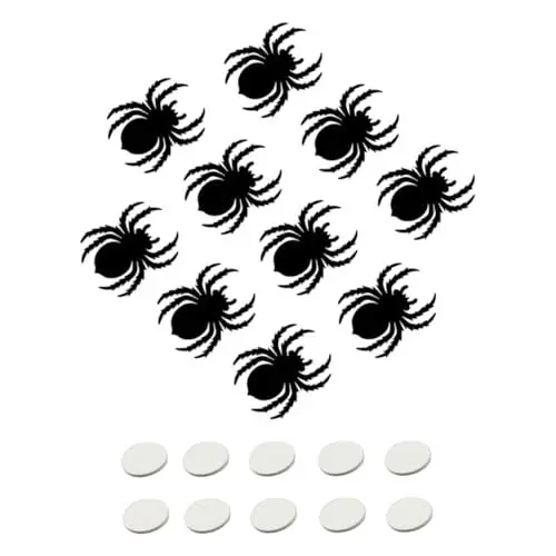 Produktbild: BESTonZON 10 Stück Spinnen-Patch Aus Filz Aufkleber Halloween-fensterdekoration Gefühlt