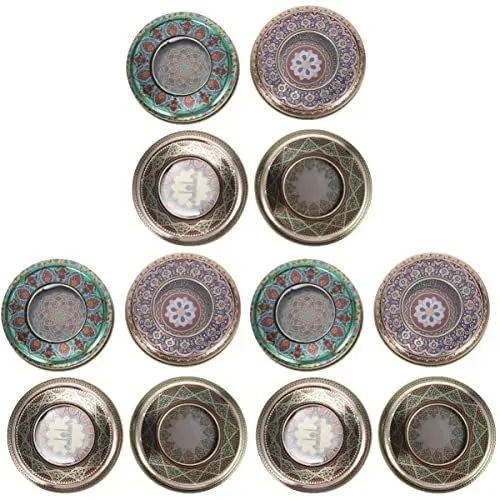 Produktbild: BESTonZON 12 Stk Safran-blechdose Bonbondosen Glas Teedose Aus Metall Safran-aufbewahrungsboxen Aufbewahrungsbehälter Reise-aufbewahrungsdosen Safrangläser Hochzeit Eisen Vorratsdose