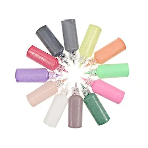 Produktbild: BESTonZON 12st Bunte Sandmalerei Spielzeug Sandmalerei-kits Farbige Sandmalerei Für Kinder Diy Handgemachte Sandmalerei Pädagogische Sandmalerei