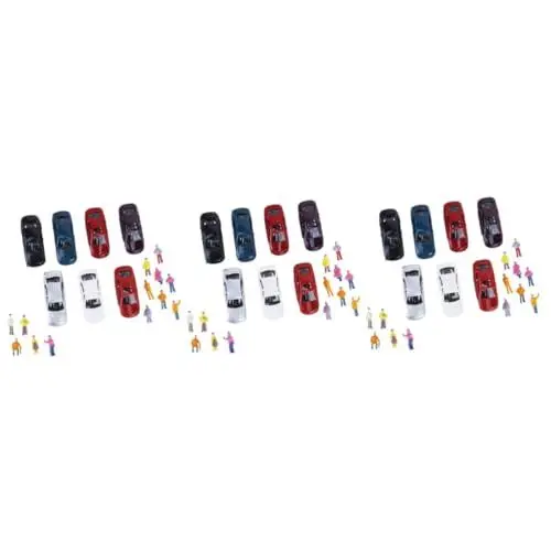 Produktbild: BESTonZON 150 STK Bemaltes Modellauto Ausgestellte Modellautos Mini-modellautos