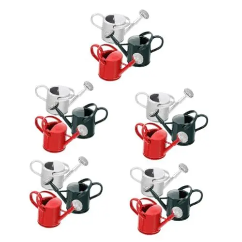 Produktbild: BESTonZON 15 STK Gießkanne aus Blech Miniaturen Spielzeug für draußen giesskanne Kinder kindergiesßkanne Spielzeuge Wasserkocher Kinder tun so, als würden sie Spielzeug Spielen verzinkt Krug
