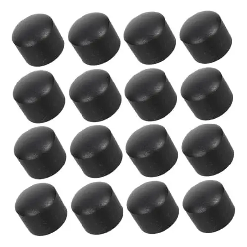 Produktbild: BESTonZON 16 Stück Kickertisch Rohrabdeckung Tischfußball Spitzenschutz Tischfußball Stangenstecker Tischfußball Endabdeckungen Fußballtisch Zubehör Tischfußball Spitzenkappen