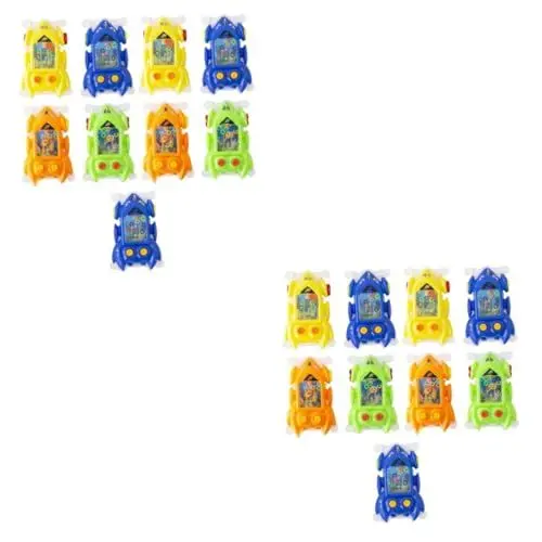 Produktbild: BESTonZON 18 STK Ferrule Wassermaschine Kinder wasserspielzeug kinderwasserspielzeuge spielzeugwagen Wurfspiel Spielzeug Spielspielzeug Spielzeug für Wasserwurfringe Wasserring-Spiel Plastik