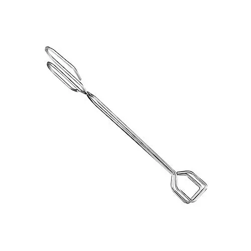 Produktbild: BESTonZON 1Stk Kohle Feuerzange Holzfeuerzange schwere Schere Scherenzange stabile Brennholzzange Grillkohlezange Protokoll Grillwerkzeug Brotklammer Metall Holzkohleclip Rostfreier Stahl