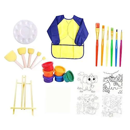 Produktbild: BESTonZON 1 Malset Mal- und Malutensilien für Kinder malen für kleinkinder Malstaffelei für Erwachsene bastel set für kinder painting set for Malschablonen Malwerkzeuge Pinsel Plastik