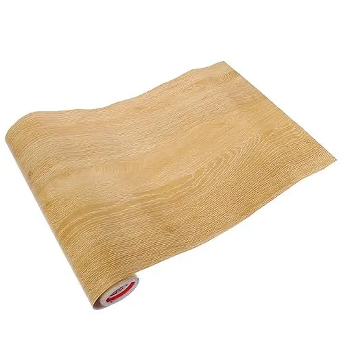 Produktbild: BESTonZON 1rolle Vintage Holzoptik Selbstklebefolie Dekorative Holzmaserung Für Möbel Wände Abwaschbar Und Einfach Anzubringen Für Wohnzimmer Küche Und Schlafzimmer