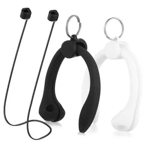 Produktbild: BESTonZON 1 Satz Anti-verlorene Linie Ohrhaken Ohrhörer Zubehör Kopfhörerkabel-Organizer Silikon-Ohrstöpsel Schlüsselband Headset Ohrhörerhaken für kabellose Ohrhörer Kopfhörer-Zubehör Profi