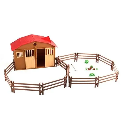 Produktbild: BESTonZON 1 Satz Bauernhof-Szene-Spielzeug Party für Kinder Party Favor Farmhouse Toy Turnip Toy Fork Toy DIY-Bauernhof-Spielset Bauernhof-Spielset für Kinder Farmszenenmodell