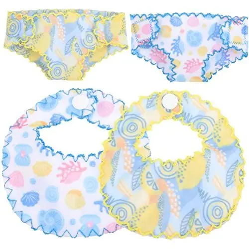 Produktbild: BESTonZON 1 Satz Einfarbiger Puppen-Slip Mini-Lätzchen Puppen-Cosplay-Requisiten Puppenfigurenwindeln puppenkleidung puppenlichte Puppen-Foto-Requisiten entzückende Puppenhöschen Stoff