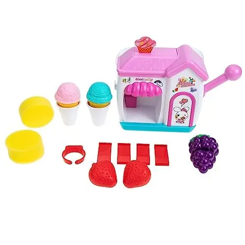 Produktbild: BESTonZON 1 Satz Eiscreme-blasenmaschine Badewannen-Spielzeug Seifenblasen-Spielzeug Badespielzeug Badeblasenhersteller Seifenblasenmaschine Kinderspielzeug Blase Spielzeug Plastik Rosa