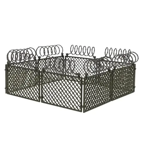 Produktbild: BESTonZON Modell Lattenzaun für Puppenhaus Mini Zaun Zubehör für Spielzeug Ästhetischer Sicherheitszaun für Miniatur-Szene