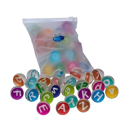 Produktbild: BESTonZON Umweltfreundliche Nicht Federnde Bälle 26 Alphabetische Buchstabenbälle Spielzeug für Jungen und Mädchen Zum Geburtstag Kindertag