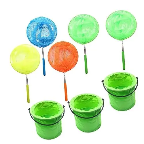 Produktbild: BESTonZON : Schmetterlingsnetze Insektenfangnetze Ausziehbare Fischernetze Outdoor-Spielzeug Zufällige Farbe