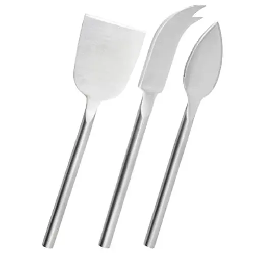 Produktbild: BESTonZON 1 Satz Käsemesser Und Tortenmesser Käseschneidemesser Zubehörartikel Für Wurstbretter Frühstücksmesser Käsemesser Aus Edelstahl Kni Delikatessen Utensilien Rostfreier Stahl