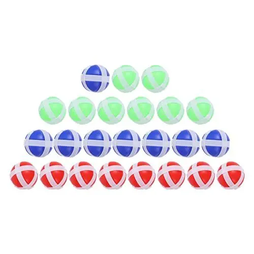 Produktbild: BESTonZON 1 Satz Klebriges Ballspielzeug Spiel Fangen Wurfspiel Outdoor-wurf Kinder Outdoor Spielzeug Kinder Draußen Spielzeug Dartscheiben-Spielzeug Für Kinder Klebrige Wandkugeln PVC 24st