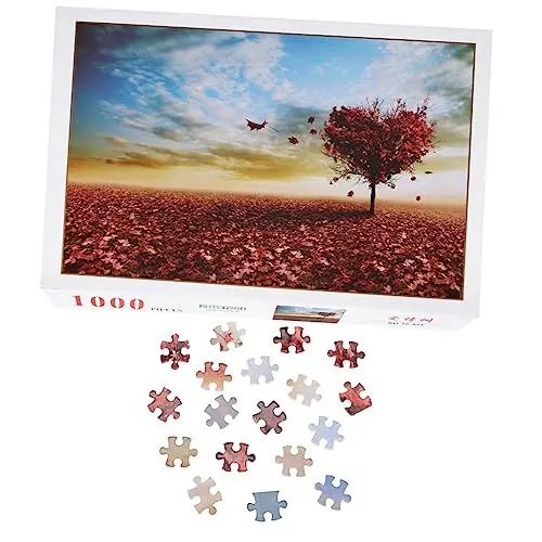 Produktbild: BESTonZON 1 Satz Papierpuzzle-Landschaft Lernspielzeug für Kinder DIY-Malpuzzle 3D-Puzzle zum Zusammenbauen Landschaft Puzzles 3D-Puzzles lustiges Puzzle-Spielzeug Buntes Puzzle-Spielzeug