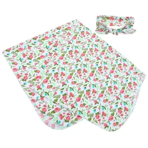 Produktbild: BESTonZON Baby Decke Neugeborenen Babydecke 1 Satz -pucktuch Puckdecke Neugeborenen Wickeltuch Set Wickeldecke Set Babybesteckset Tragegurt Mädchen Decke Empfängt Decke Polyester